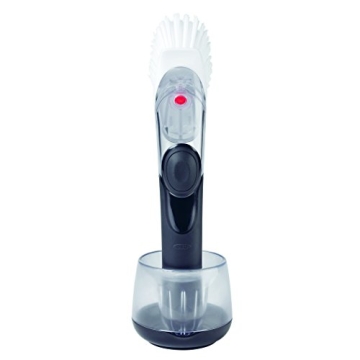 OXO Good Grips Soap Dispensing Brush for Easy Dishwashing