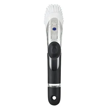 OXO Good Grips Soap Dispensing Brush for Easy Dishwashing