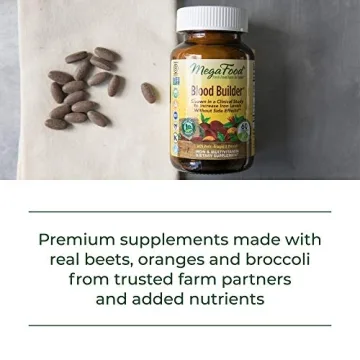 MegaFood Blood Builder Iron Supplement for Energy and Wellness 90 Tablets