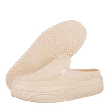 Hey Dude Women's Austin Lift Classic Blush Size 8 | Women's Shoes | Women Slip-on Loafers | Comfortable & Light-Weight