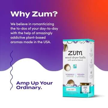 Zum Indigo Wild Laundry Dryer Balls Kit - Natural & Scented