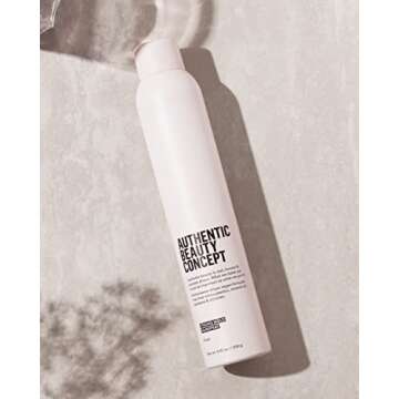 Authentic Beauty Concept Strong Hold Hairspray | Long-Lasting Control & Shiny Finish | Fast-Drying Formula | Heat Protection | All Hair Types | 9.10 oz.