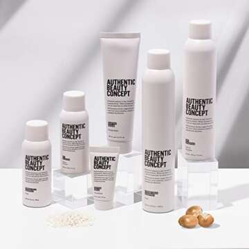 Authentic Beauty Concept Strong Hold Hairspray | Long-Lasting Control & Shiny Finish | Fast-Drying Formula | Heat Protection | All Hair Types | 9.10 oz.