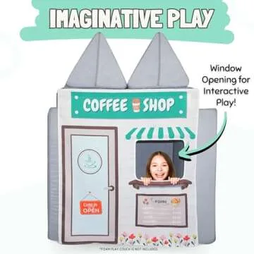 Couch Swag Play Panel for Childrens Foam Sofa Kids Couch (Coffee Shop)