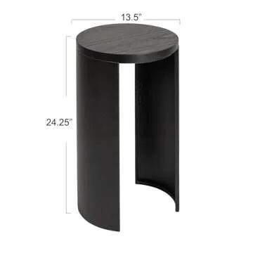 Creative Co-Op Sleek Metal Round End Table Perfect for Any Space