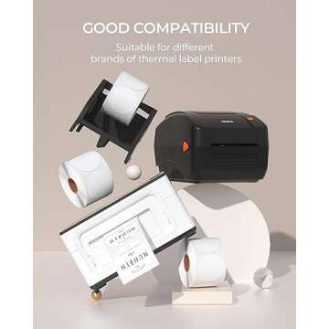 MUNBYN Thermal Labels for Logo Design & Inventory