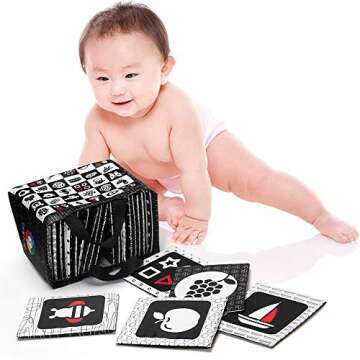teytoy Black and White Baby Sensory Toys for Newborns