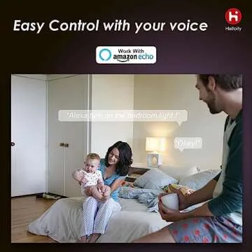 helloify BR30 Smart WiFi LED Light Bulbs, RGBCW Multi-Color Changing, Warm to Cool White Dimmable, Compatible with Alexa & Google Home (No Hub), 60W Equivalent E26, RGB+2700K-6500K, 2 Count