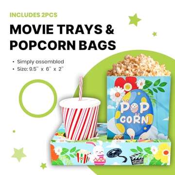 Movie Night Family Easter Basket Filled with Treats