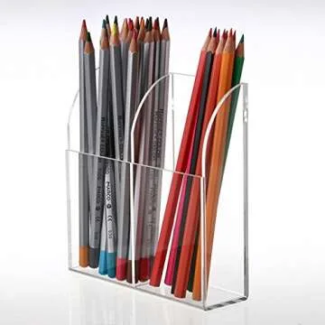 Hipiwe Acrylic Remote Control Holder for Organized Living