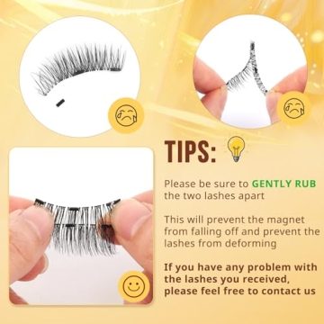 QUEWEL Magnetic Eyelashes Kit: No Glue Needed, Reusable Glam