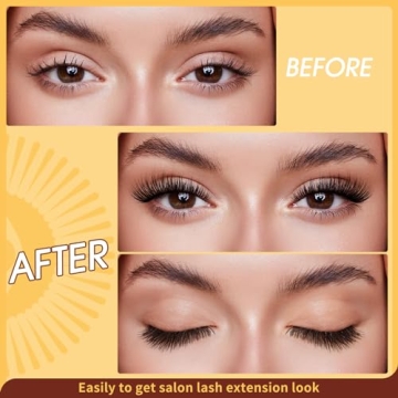 QUEWEL Magnetic Eyelashes Kit: No Glue Needed, Reusable Glam