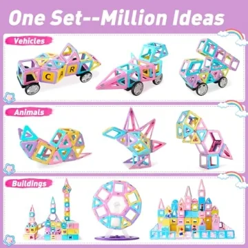 MAGBLOCK Magnetic Building Blocks STEM Toy for Kids