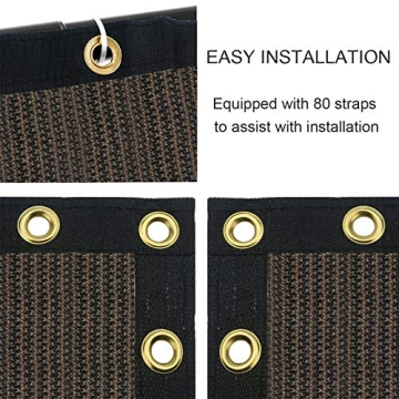 Sunnyglade 6x50 Feet Heavy Duty Privacy Screen Fence