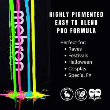 Mehron Makeup Paradise AQ Refill - Vulcan Neon Red