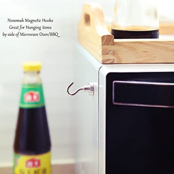 Neosmuk Heavy Duty Magnetic Hooks 30lb+ for Home & Cruise