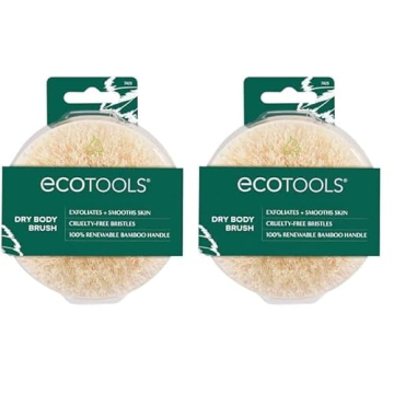EcoTools Dry Body Brush, for Post Shower & Bath Skincare Routine, Removes Dirt & Promotes Blood Circ...