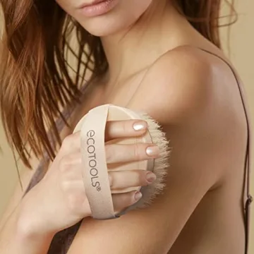 EcoTools Dry Body Brush, for Post Shower & Bath Skincare Routine, Removes Dirt & Promotes Blood Circulation, Helps Reduce Appearance of Cellulite, Eco-Friendly, Vegan & Cruelty-Free, 1 Count