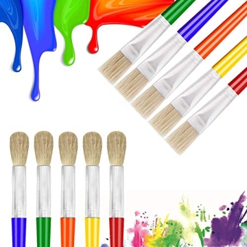 Anezus Kids Paint Brushes Set for Creative Little Artists