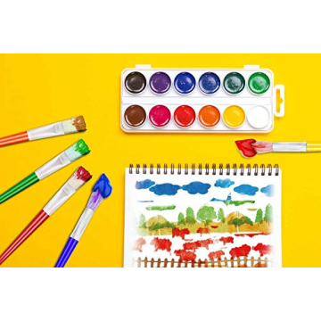 Anezus Kids Paint Brushes Set for Creative Little Artists