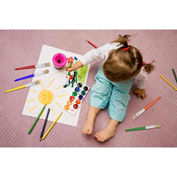 Anezus Kids Paint Brushes Set for Creative Little Artists