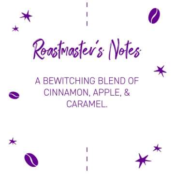 Joffrey's Coffee - Disney Hocus Pocus Sanderson Sisters Brew, Disney Specialty Collection, Medium Roast Flavored Coffee, Cinnamon Apple & Caramel Flavor, Brew or French Press (Ground, 11oz)
