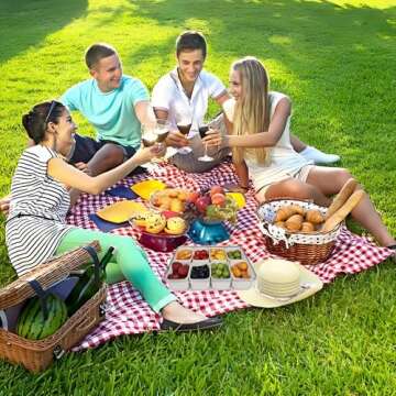 Divided Serving Tray - Perfect for Parties and Picnics