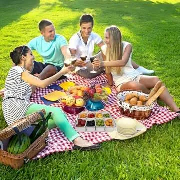 Divided Serving Tray - Perfect for Parties and Picnics