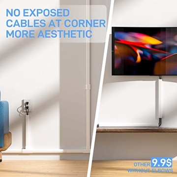 Delamu 94.5in Cord Hider: Easy Cable Management