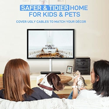 Delamu 94.5in Cord Hider: Easy Cable Management