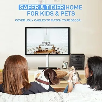 Delamu 94.5in Cord Hider: Easy Cable Management