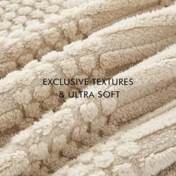 lifein Beige Throw Blanket for Couch - Soft Boho Bed Throw Blanket, Fleece Cozy Blanket, Cute Tan Fluffy Lightweight Blanket&Throw for Sofa,Chair,Home Decor,Woman(60 * 80",Khaki)