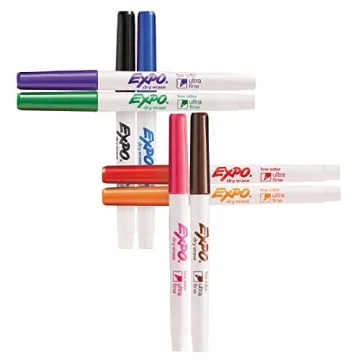 Premium EXPO Dry Erase Markers, Assorted Colors, 8 Count