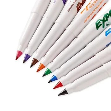 Premium EXPO Dry Erase Markers, Assorted Colors, 8 Count