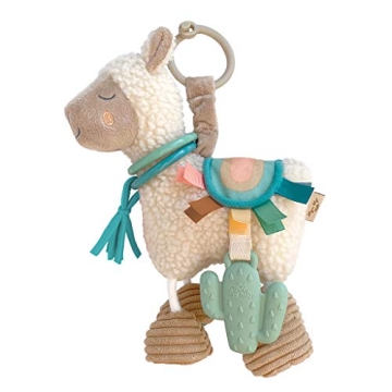 Itzy Ritzy Link & Love Toy - Adorable Llama for Sensory Play and Teething