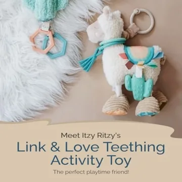 Itzy Ritzy Link & Love Toy Perfect for Babies 0 Months
