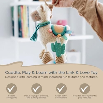 Itzy Ritzy Link & Love Toy Perfect for Babies 0 Months