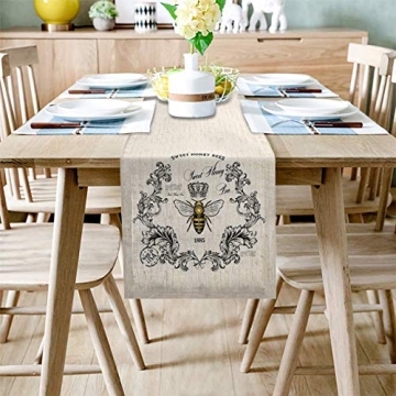 Elegant 13x70 Honey Bee Table Runner for All Occasions