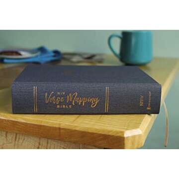 NIV, Verse Mapping Bible, Cloth over Board, Gray, Comfort Print: Find Connections in Scripture Using a Unique 5-Step Process