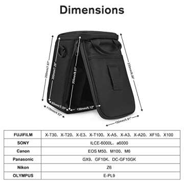 S-ZONE Waterproof Camera Bag for SLR and DSLR Gear