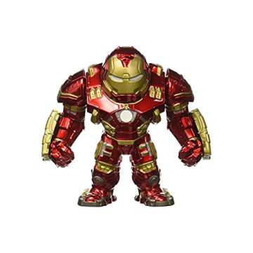 Marvel Avengers: Age of Ultron - 6" Hulkbuster & 2" Iron Man (M132) Metals Die-Cast Collectible Toy Figure, Red