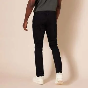Amazon Essentials Men's Skinny-Fit Stretch Jean - Black - 42W x 28L