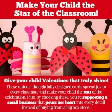 Food Themed Valentine's Day Cards - Fun & Durable for Kids