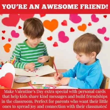 Food Themed Valentine's Day Cards - Fun & Durable for Kids