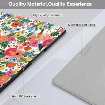 Aippdo Case for Remarkable 2 Paper Tablet 10.3" 2020 Released,Lightweight and Hard Back Shell Protective Book Folio Cover with Built-in Pen Holder,Comes with Remarkable 2 Pen Tips.