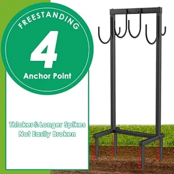 Sturdy TomCare Garden Hose Holder with Elegant Design
