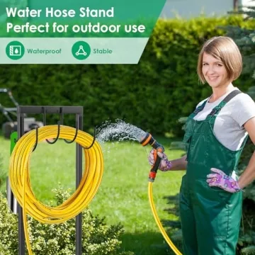 Sturdy TomCare Garden Hose Holder with Elegant Design