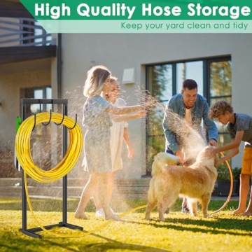 Sturdy TomCare Garden Hose Holder with Elegant Design