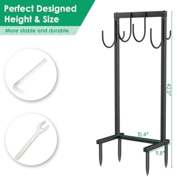 Sturdy TomCare Garden Hose Holder with Elegant Design