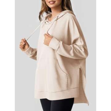 Dokotoo Oversized Hoodies for Women Casual Long Sleeve Autumn Pullover Sweatshirts